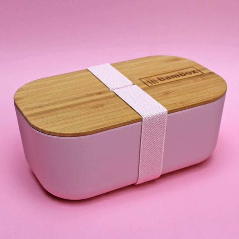 Bamboo Lunch Box (1.1L) - Pink