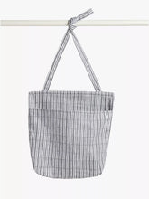 Load image into Gallery viewer, Bamboo Print PVC Coated Peg Bag, Grey / White
