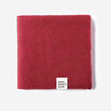 Load image into Gallery viewer, Dish Cloths - 100% Organic Cotton - Wine Red
