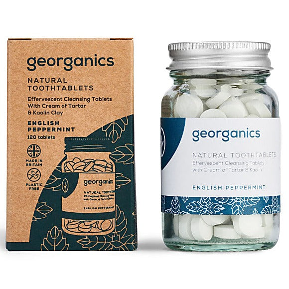 Georganics Toothpaste Tablets- English Peppermint - x 120