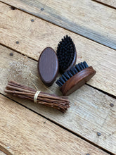 Load image into Gallery viewer, Thermo Wood Nail Brush With Dark Natural Bristles
