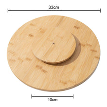 Load image into Gallery viewer, Bamboo Wood Lazy Susan - 33cm
