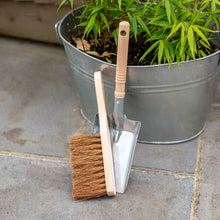 Load image into Gallery viewer, Eco Living Dust Pan &amp; Brush - Silver
