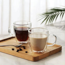 Load image into Gallery viewer, Double Walled Glass Thermo Tea &amp; Coffee Cup - 300ml
