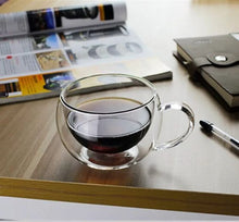 Load image into Gallery viewer, Double Walled Glass Thermo Tea &amp; Coffee Cup - 150ml
