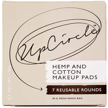 Load image into Gallery viewer, UpCircle Hemp + Cotton Make up Remover Pads - Pk of 7
