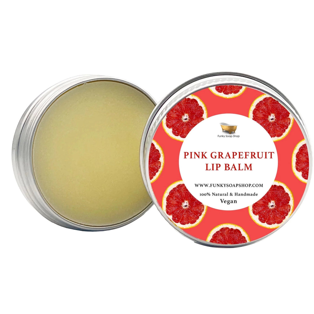 Funky Soap VEGAN Lip Balm 15g - Pink Grapefruit