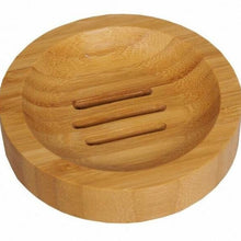 Load image into Gallery viewer, Bamboo Wood Soap Dish - Round
