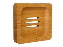 Load image into Gallery viewer, Bamboo Wood Soap Dish - Square
