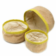 Load image into Gallery viewer, Natural Jute Baskets - Set Of 3 - Olive
