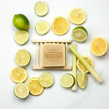 Load image into Gallery viewer, Evergreen Soap 105g - Lime &amp; Lemongrass
