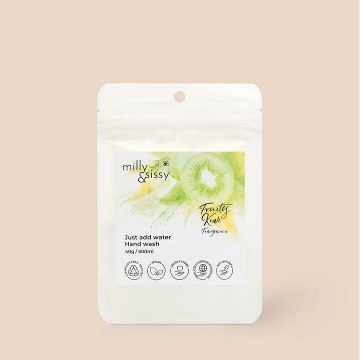 Milly & Sissy Zero Waste Handwash 40g - Fruity Kiwi