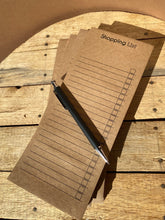 Load image into Gallery viewer, Kraft Paper Magnetic Shopping List Pad
