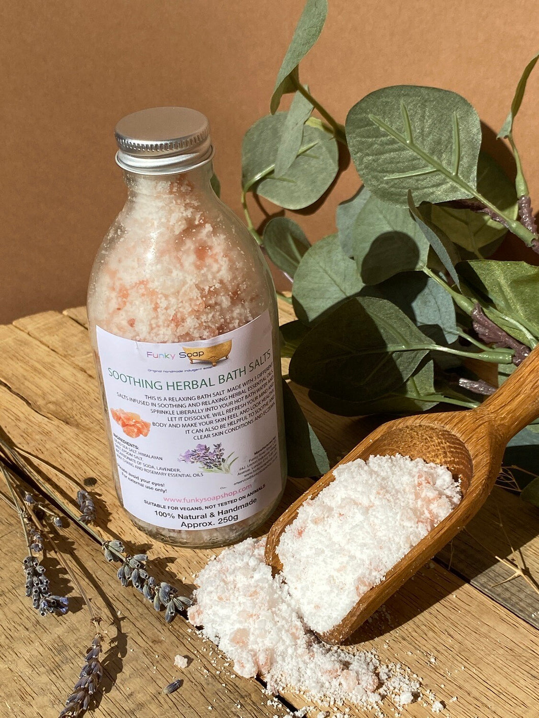 Soothing Herbal Bath Salts - 250g