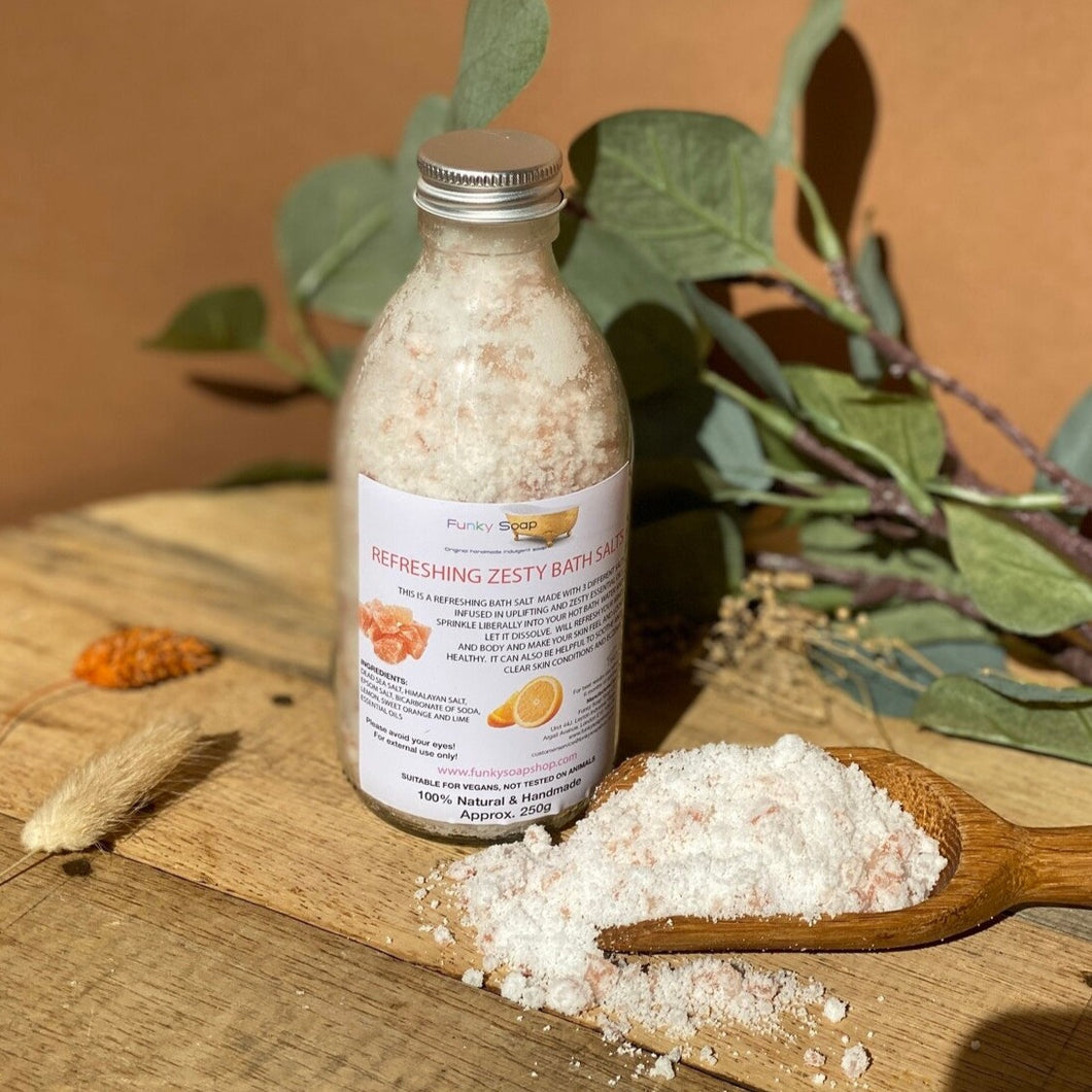 Refreshing Zesty Bath Salts - 250g