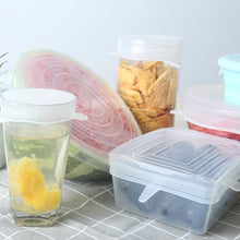 Load image into Gallery viewer, Silicone Stretch Lids - Food Covers - Square
