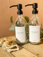 Load image into Gallery viewer, White Label Collection Glass Bottles With Stainless Steel Pump
