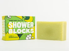 Load image into Gallery viewer, Shower Blocks - Totally Solid Shower Gel - Lime &amp; Sandalwood
