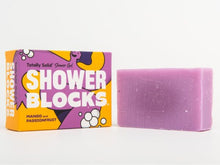 Load image into Gallery viewer, Shower Blocks - Totally Solid Shower Gel 100g - Mango &amp; Passionfruit
