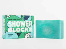 Load image into Gallery viewer, Shower Blocks - Totally Solid Shower Gel 100g - Pepper Mint
