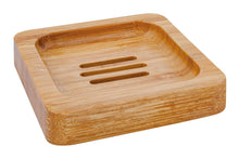 Load image into Gallery viewer, Bamboo Wood Soap Dish - Square
