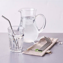 Load image into Gallery viewer, Eco Living 5 Stainless Steel Straws
