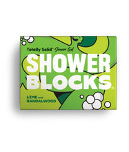 Load image into Gallery viewer, Shower Blocks - Totally Solid Shower Gel - Lime &amp; Sandalwood
