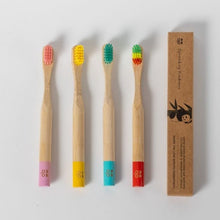 Load image into Gallery viewer, Kids Organic Bamboo Toothbrush
