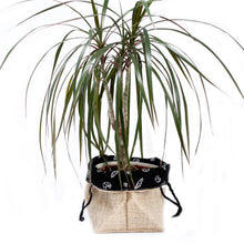 Load image into Gallery viewer, Foldable Jute Fabric Plant pot - Storage Basket
