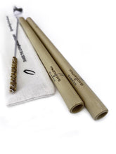 Load image into Gallery viewer, Reusable Organic Bamboo Straws - Pk of 2
