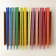 Load image into Gallery viewer, Bamboo Luxury Rainbow Chopsticks (one pair)
