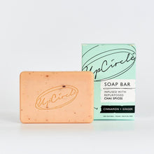 Load image into Gallery viewer, UpCircle Cinnamon &amp; Ginger Chai Soap Bar - 100g
